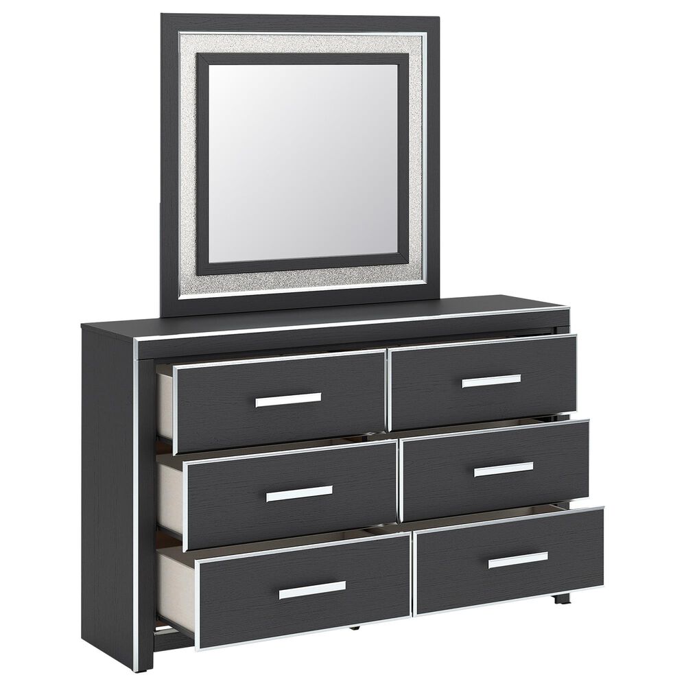 Ashley Zuraleus 3-Piece King Panel Bedroom Set in Matte Black, , large