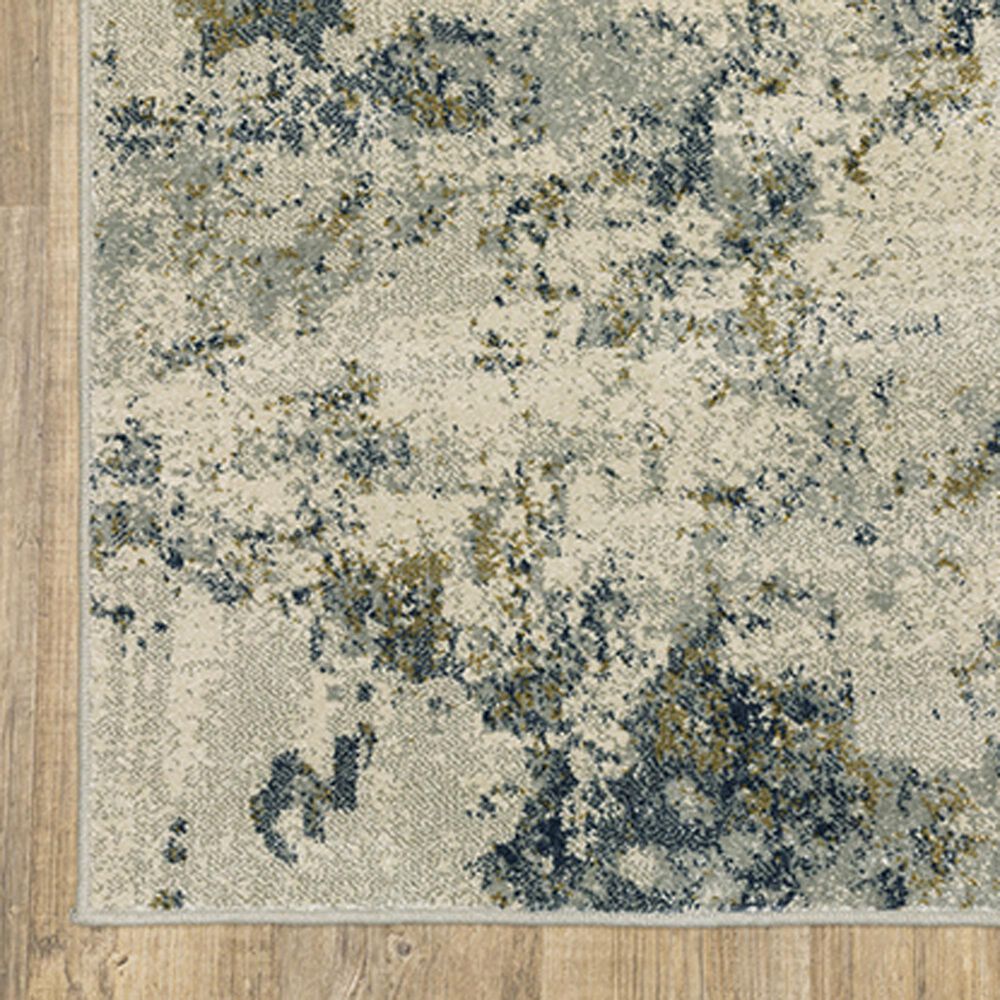Oriental Weavers Branson Galaxy 1&#39;10&quot; x 7&#39;3&quot; Beige and Blue Runner, , large