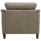 Italiano Furniture Ellis Accent Chair and Ottoman in Green Pea, , large