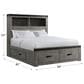 Mayberry Hill Wade Full Storage Bed in Brushed Ash Gray, , large