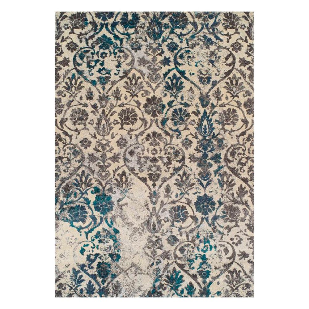 Dalyn Rug Company Modern Greys MG22 7'10" x 10'7" Teal Area Rug, , large