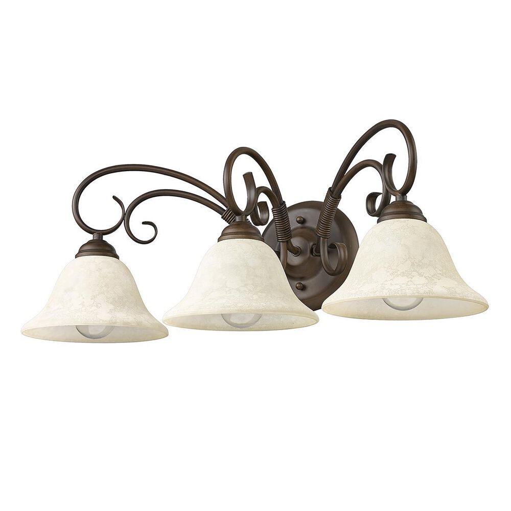Golden Lighting Homestead 3-Light Bath Vanity in Rubbed Bronze, , large