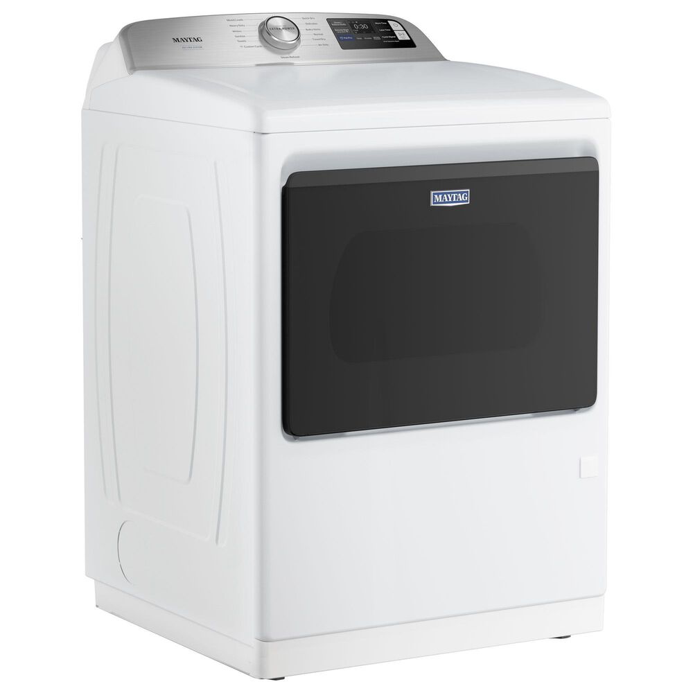 Maytag 7.4 Cu. Ft. Smart Front Load Dryer with Pet Pro Option in White, , large