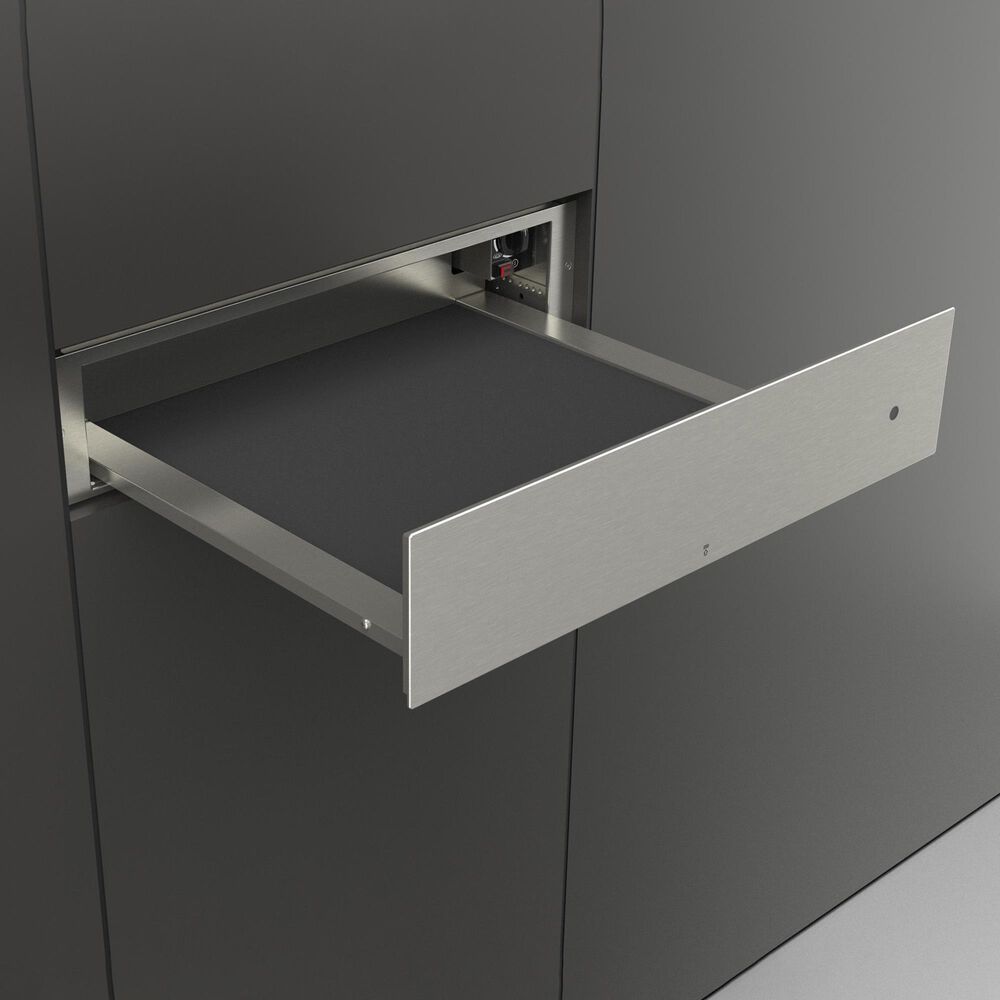 Fulgor Milano Distinto 24&quot; Warming Drawer in Stainless Steel, , large