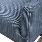 Uttermost Galiot Accent Chair in Blue and White, , large