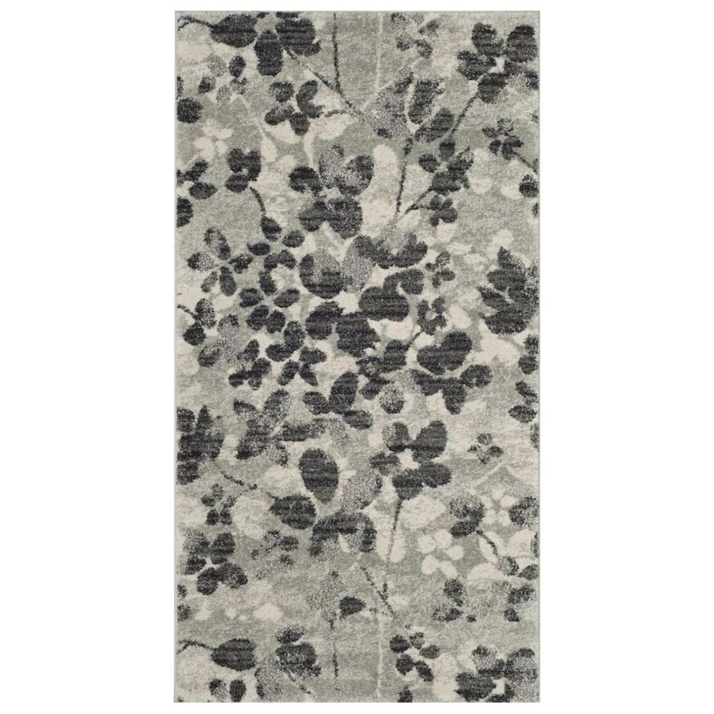 Safavieh Evoke EVK236R 2"2" x 4" Grey and Black Scatter Rug, , large