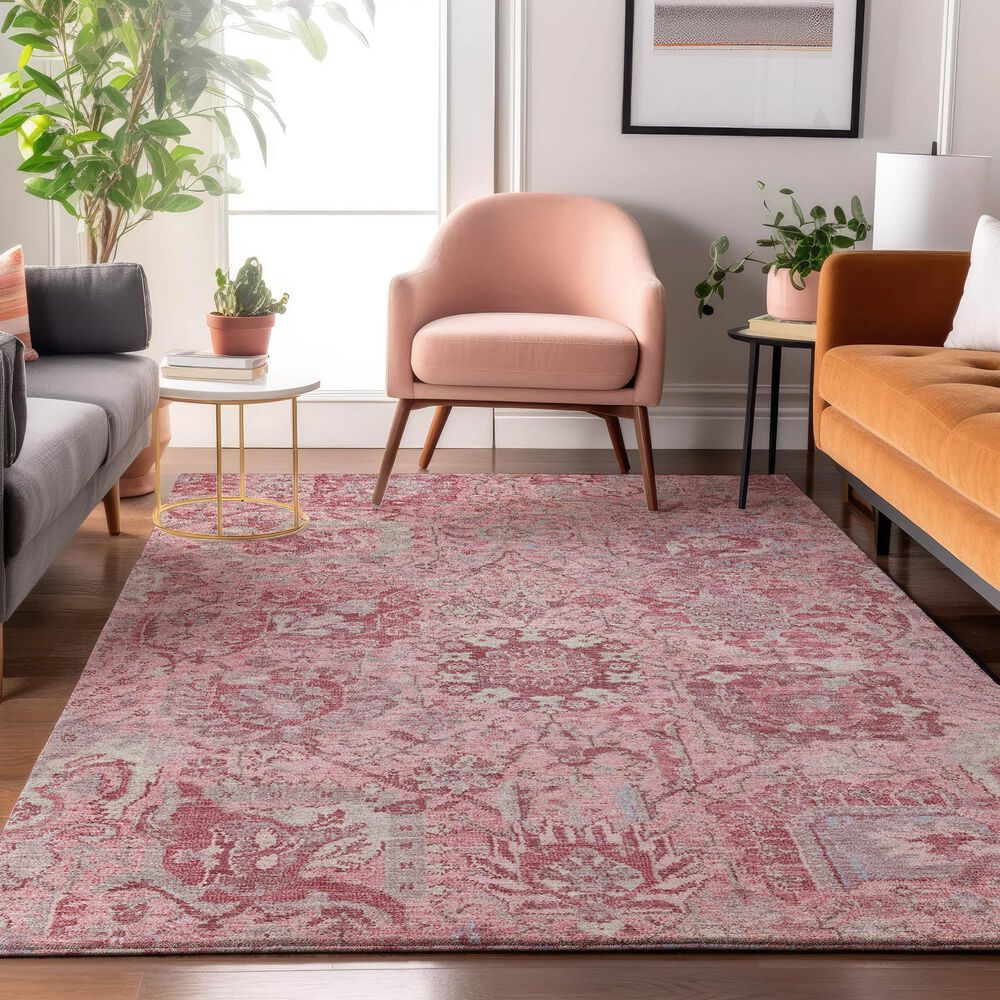 Dalyn Rug Company Tabrook TB15 Pink 3&#39; x 5&#39; Area Rug, , large