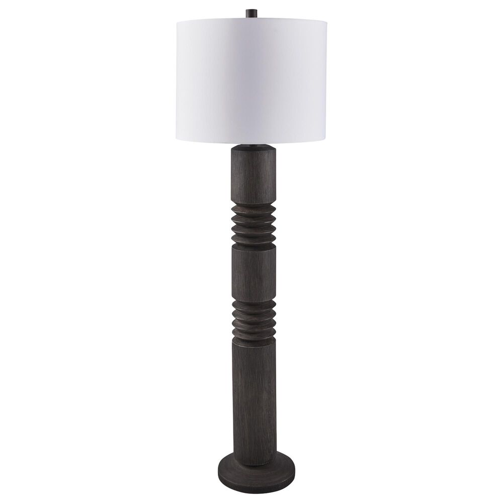 Ashley Fainwell Poly Floor Lamp in Distressed Black, , large