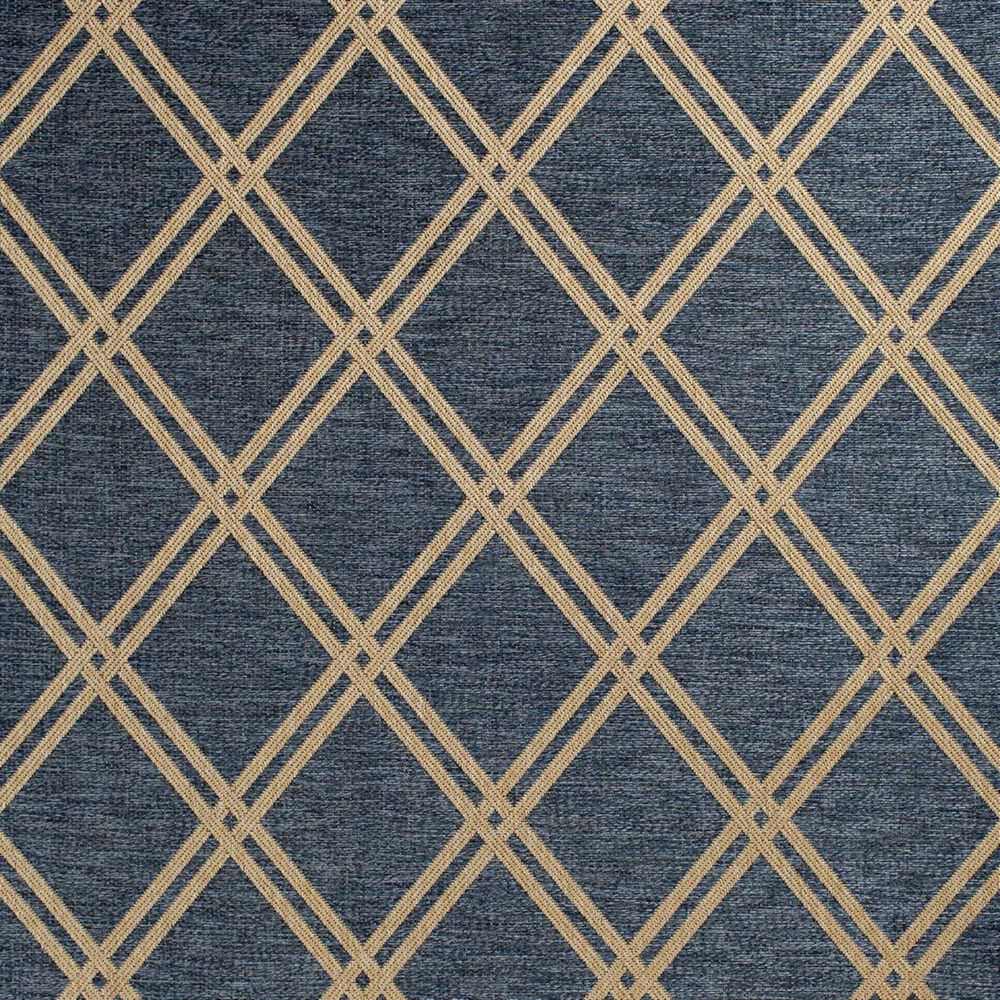 Trisha Yearwood Rug Collection Gather Minot 5&#39;3&quot; x 7&#39;7&quot; Cobalt and Natural Area Performance Rug, , large