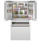 Bosch 800 Series 20.5 Cu. Ft. French Door Bottom Mount Refrigerator with Glass Door in Arctic White, , large