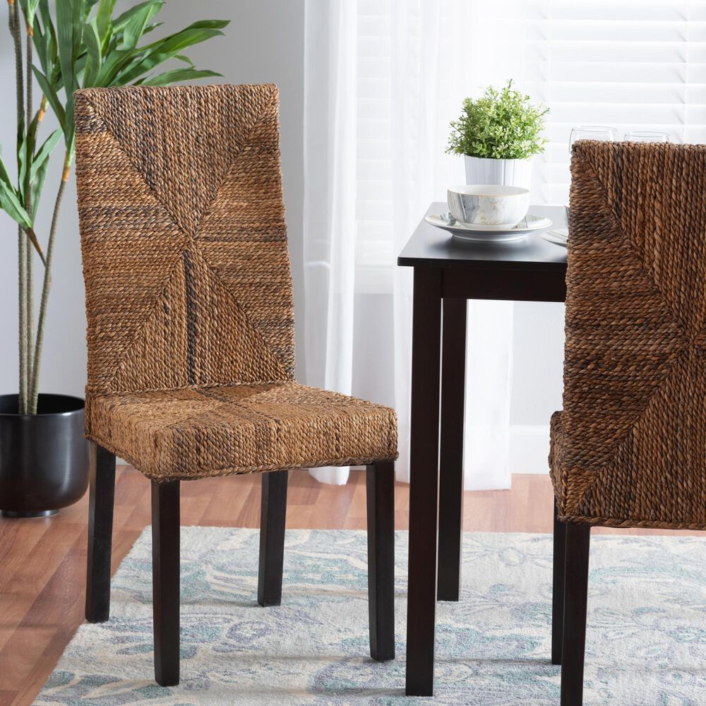 Baxton Studio Laymi Side Chair in Dark Brown, , large