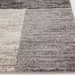 Central Oriental Structures Torrent Adley Soot and Cloud 7"10" x 9"10" Area Rug, , large