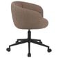 Impressions Vanity Kaylee Swivel Vanity Chair with Sand Cushion in Black, , large