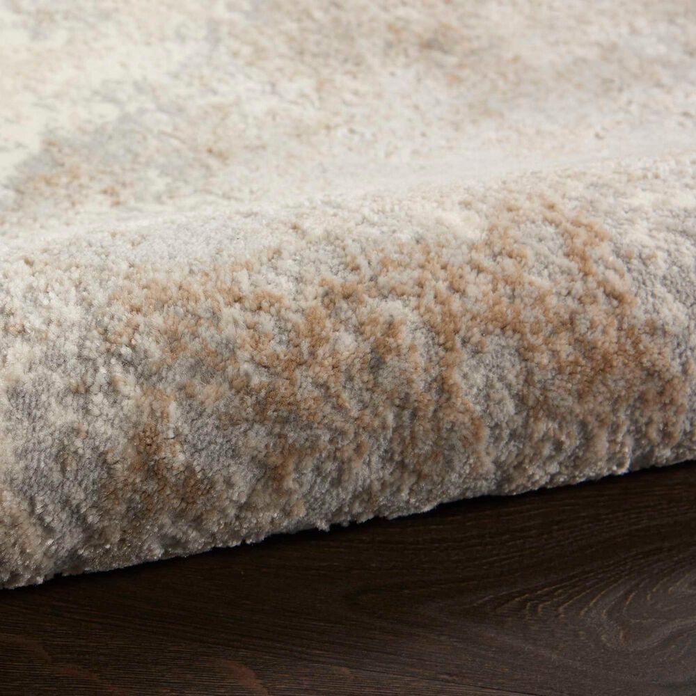 Nourison Joli 5&#39;3&quot; x 7&#39;3&quot; Ivory and Beige Area Rug, , large