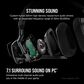 Corsair Void RGB Elite Wireless Premium Gaming Headset with 7.1 Surround Sound in Carbon, , large