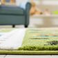 Safavieh Carousel 4" x 6" Green and Beige Kid Rug, , large
