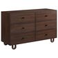Oxford Baby Meridian 2-Piece Nursery Set with 3-in-1 Convertible Crib and Dresser in Cognac, , large
