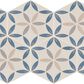 Dal-Tile Scrapbook Petal 8" x 9" Hexagon Porcelain Tile, , large