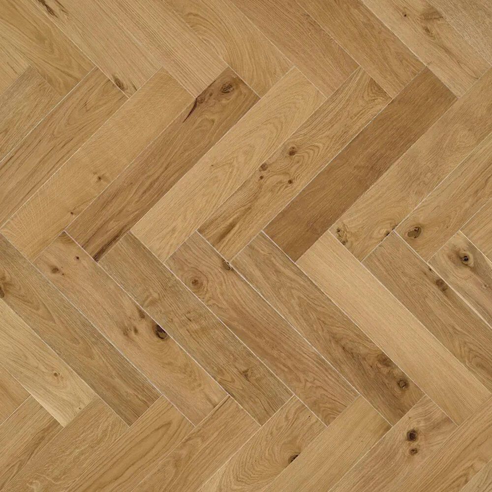 Adleta Duet Herringbone Elizabeth's Prejudice 5" x 24" Oak Engineered Hardwood, , large