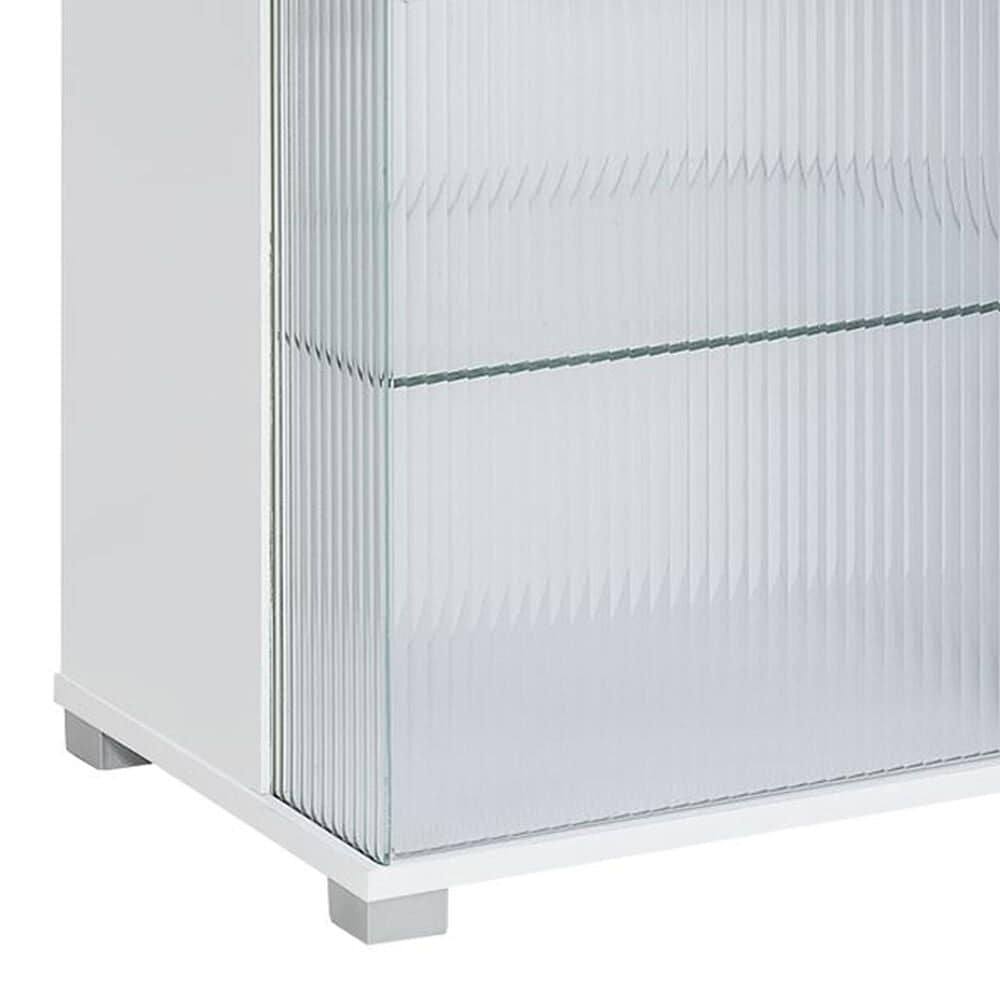 Mayberry Hill Chandra 70" TV Stand in Glossy White, , large