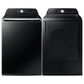 Samsung 4.6 Cu. Ft. Smart Top Load Washer and 7.4 Cu. Ft. Gas Dryer Laundry Pair in Brushed Black, , large