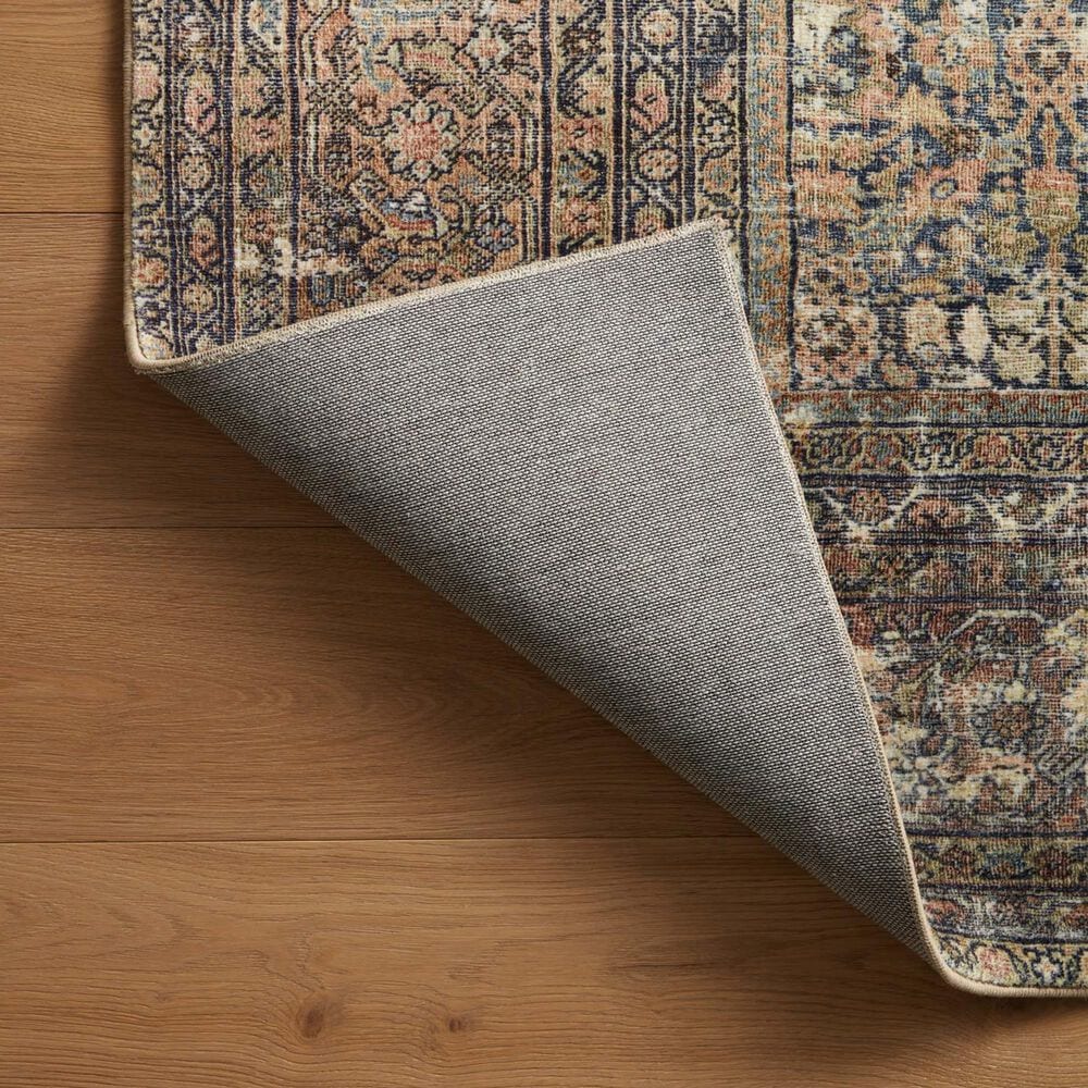 Amber Lewis x Loloi Morgan 2&#39; x 3&#39;6&quot; Denim and Multicolor Area Rug, , large