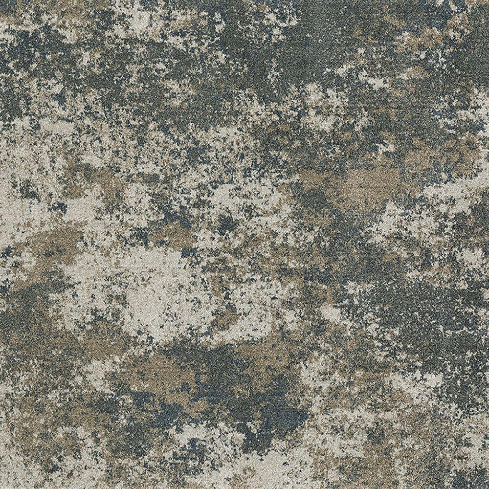 Oriental Weavers Alton Abstract 3&#39;3&quot; x 5&#39; Blue and Beige Area Rug, , large