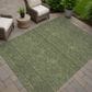 Dalyn Rug Company Soft Essentials Solid Olive 3" x 5" Area Rug, , large
