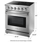 Thor Kitchen 30" Professional Electric Range in Stainless Steel, , large