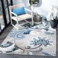 Safavieh Cabana CBN305F 8" x 10" Grey and Blue Indoor/Outdoor Area Performance Rug, , large
