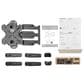 Kanto Full Motion Single Stud TV Wall Mount for 30" - 70" TVs in Black, , large
