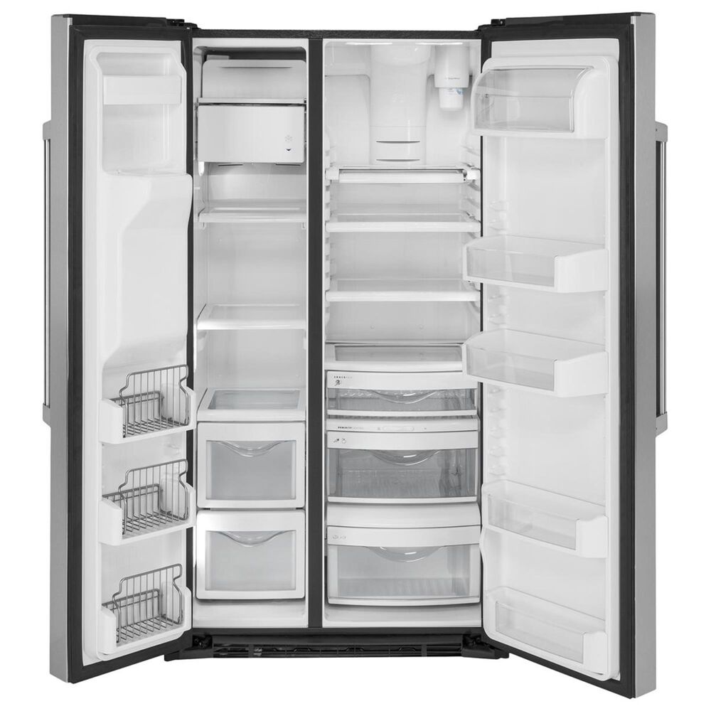 Cafe 21.9 Cu. Ft. Counter Depth Side by Side Refrigerator in Stainless Steel, , large