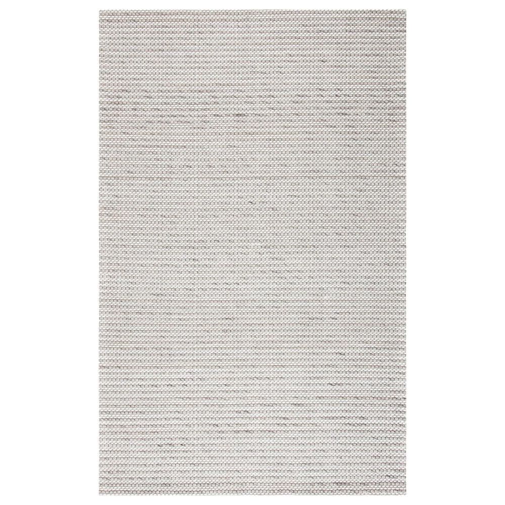 Safavieh Marbella Interlaced Striped 5" x 8" Light Brown and Ivory Area Rug, , large