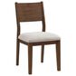 Steve Silver Canton Dining Side Chair in Brown Cherry, , large