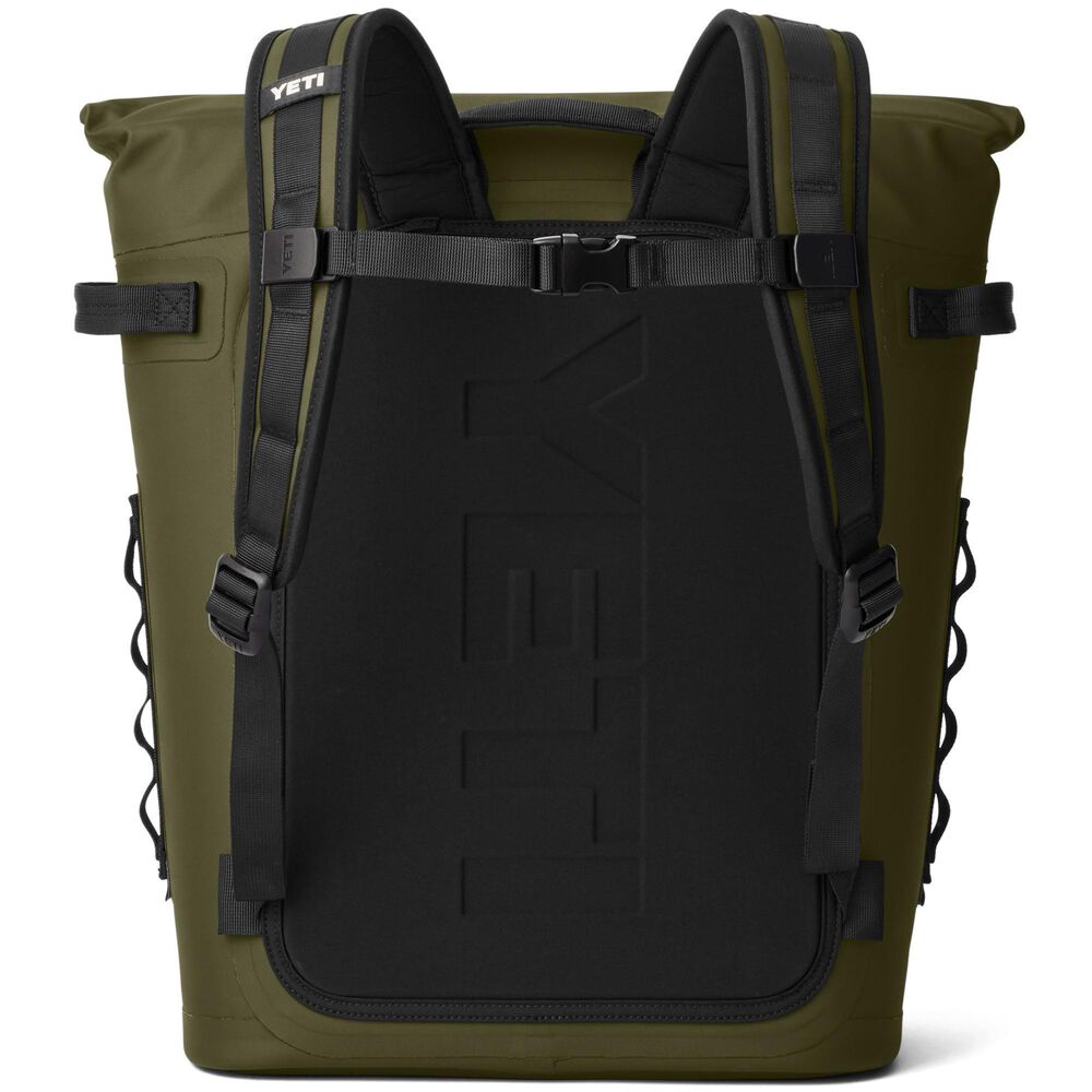 YETI Hopper M20 Backpack Soft Cooler in Olive and Black, , large