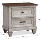 New Heritage Mariana 2-Drawer Nightstand in Vintage Creme with USB Port, , large