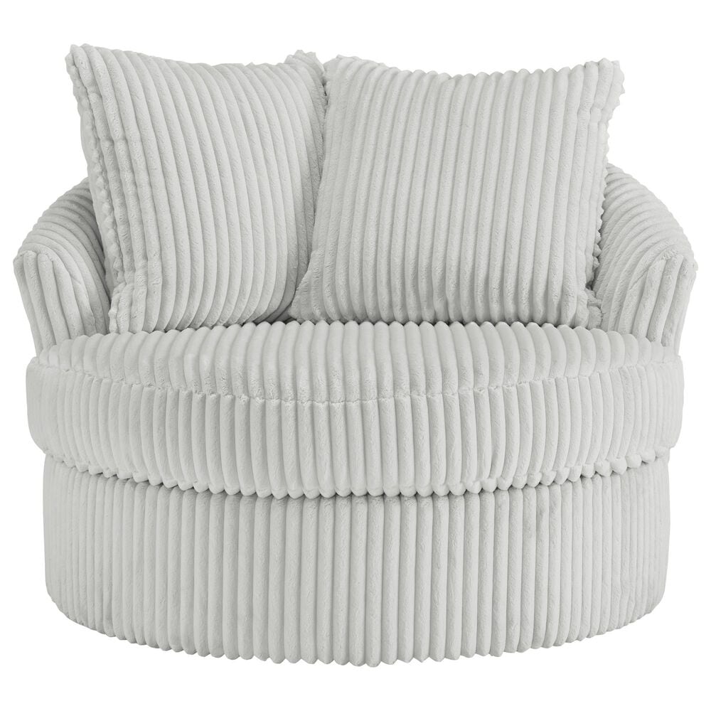 Ashley Gramwell Swivel Chair in Alloy, , large
