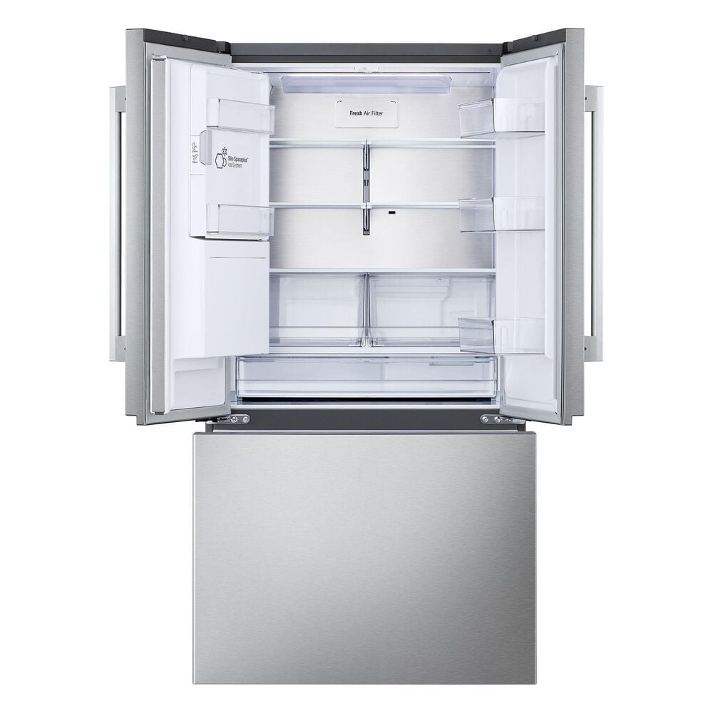 LG Counter-Depth MA with Zero Clearance 3-Door French Door Refrigerator with Thin Door Design, , large