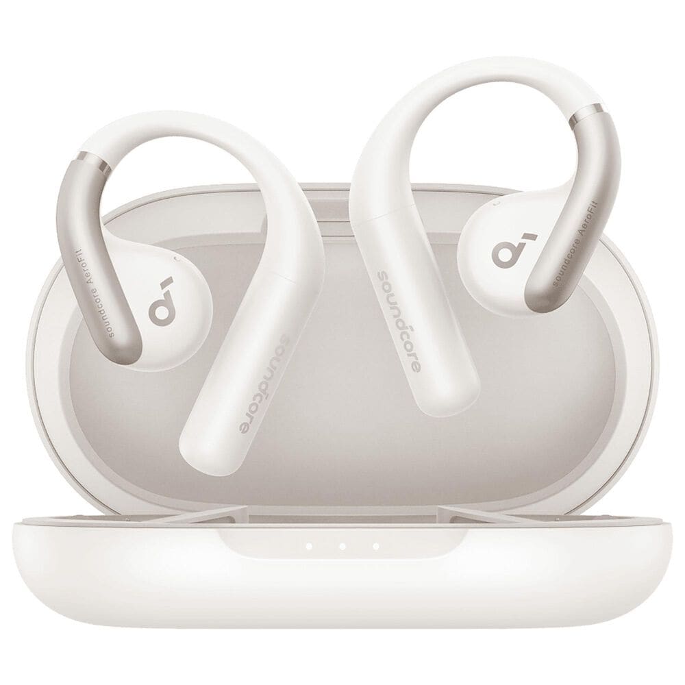 Anker AeroFit Superior Comfort Open-Ear Earbuds in Calm White, , large