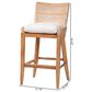 Baxton Studio Ridley Bar Stool in Whitewash, , large