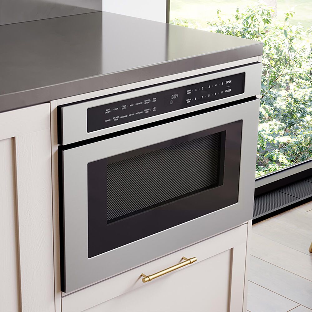 Zephyr 30&quot; Microwave Drawer in Stainless Steel, , large