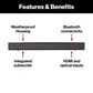 Furrion Aurora 55" Class Full Shade 4K UHD LED - Outdoor Smart TV with 70W 2.1 Soundbar in Black, , large