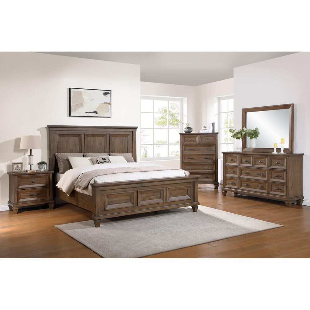 New Heritage Design Mariana 5-Drawer Chest in Vintage Mocha, , large