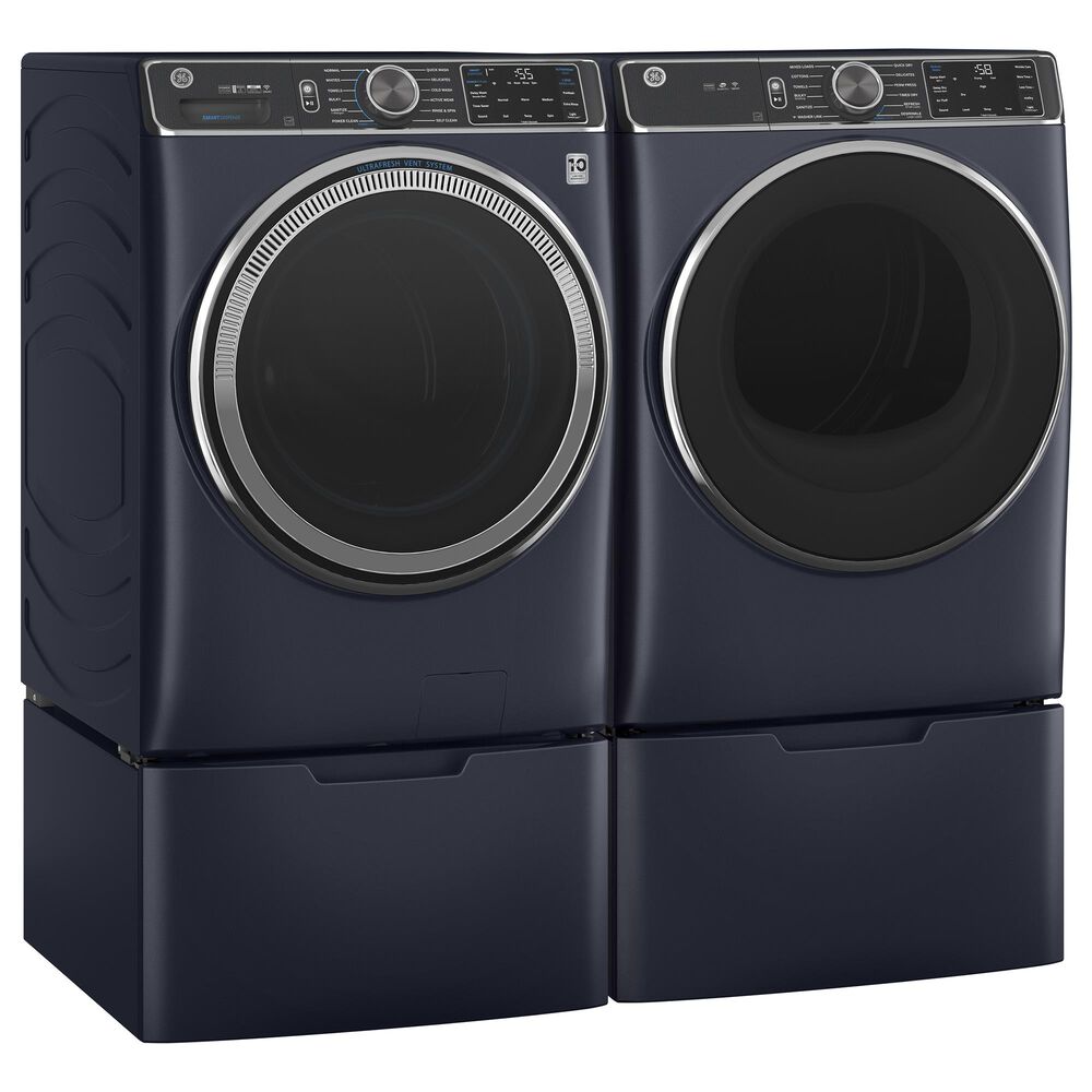GE Appliances 5 Cu. Ft. Front Load Washer and 7.8 Cu. Ft. Gas Dryer