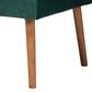 Baxton Studio Alvis 2-Piece Dining Nook Banquette Set with Green Velvet in Walnut Brown, , large