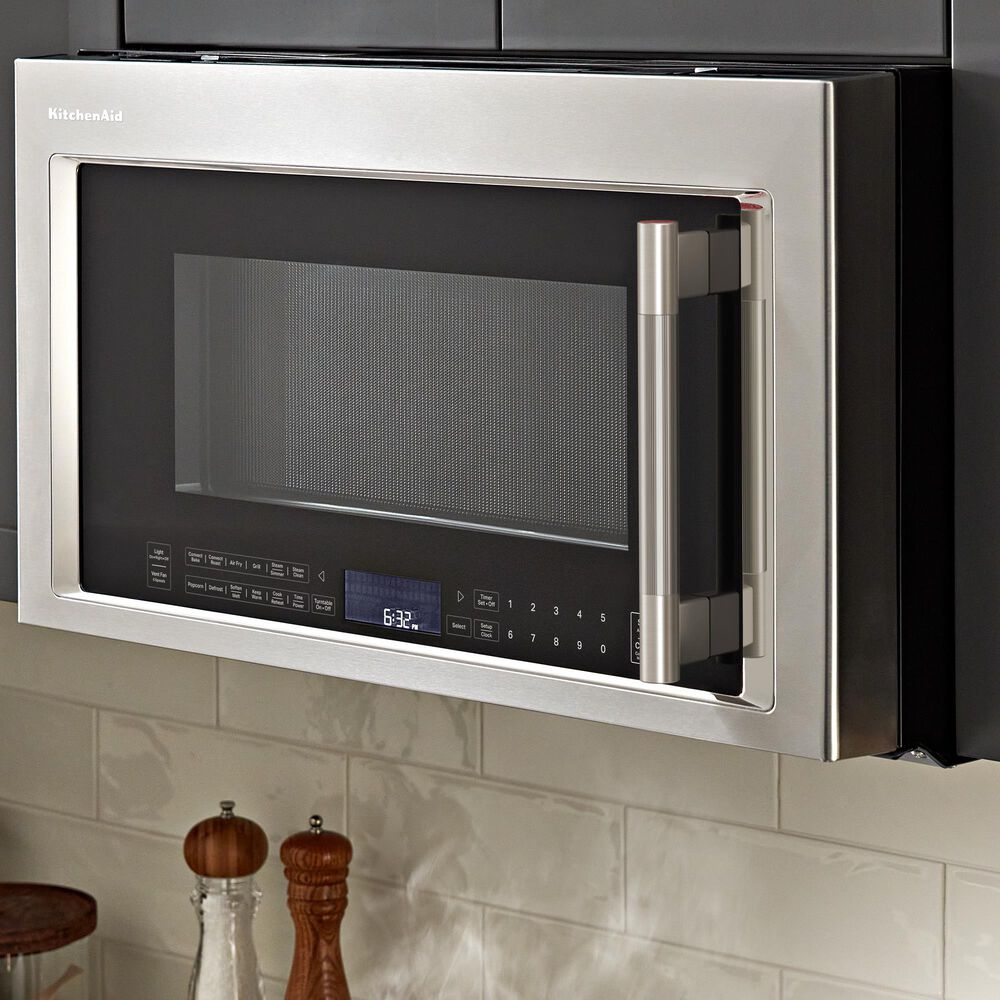 KitchenAid 1.9 Cu. Ft. Over-the-Range Convection Microwave with Air Fry Mode in Stainless Steel, , large