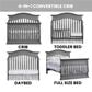 Oxford Baby Glenbrook 4-in-1 Convertible Crib in Graphite Gray, , large