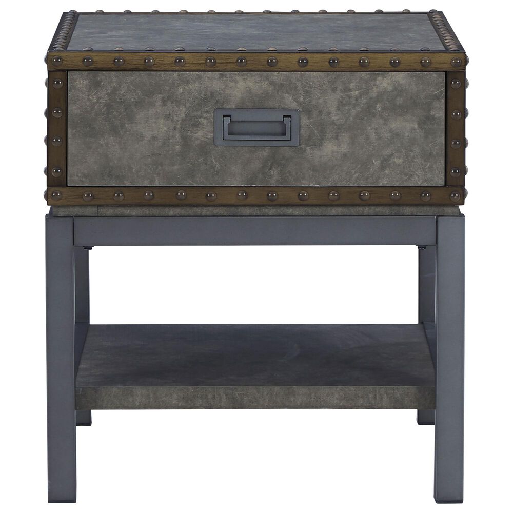 Ashley Derrylin End Table in Bronze and Brown, , large