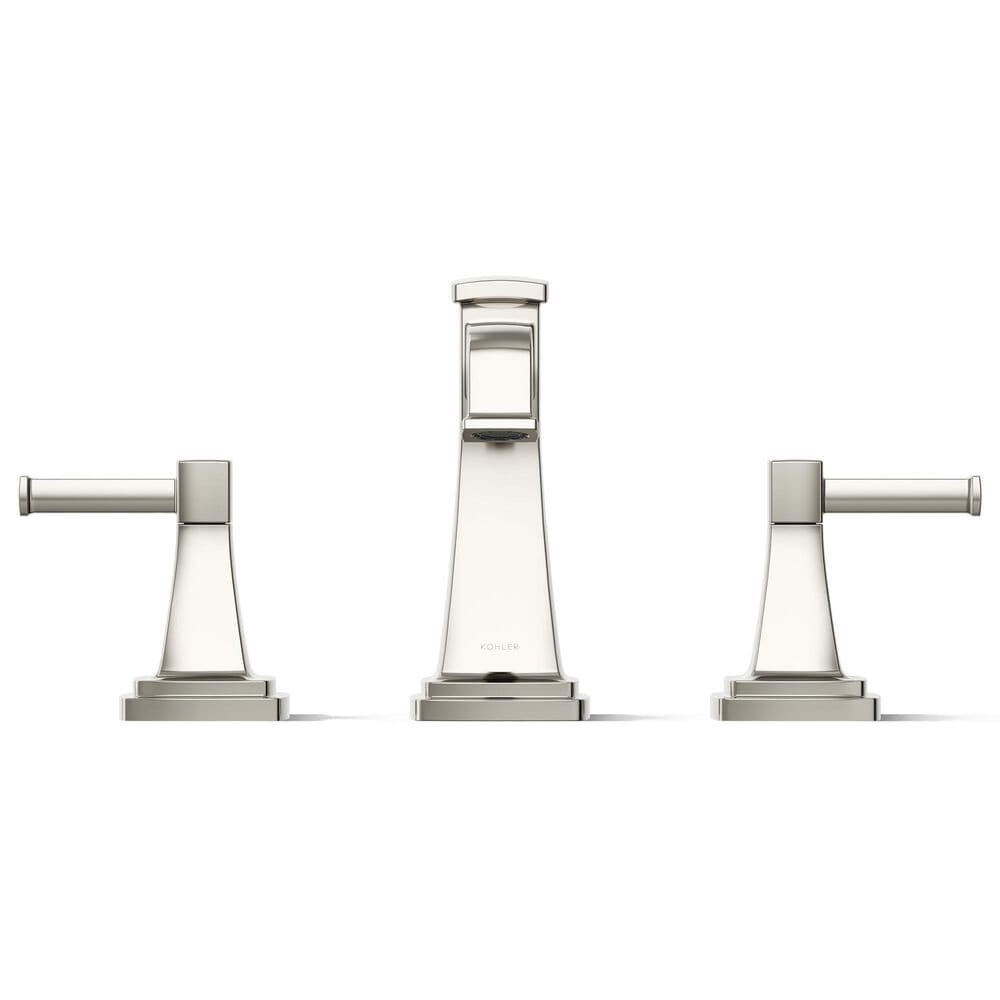 Kohler Riff Widespread Bathroom Sink Faucet in Vibrant Polished Nickel, , large