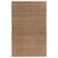 L&R Resources Natural Fiber 2"6" x 7"9" Bright White Runner, , large